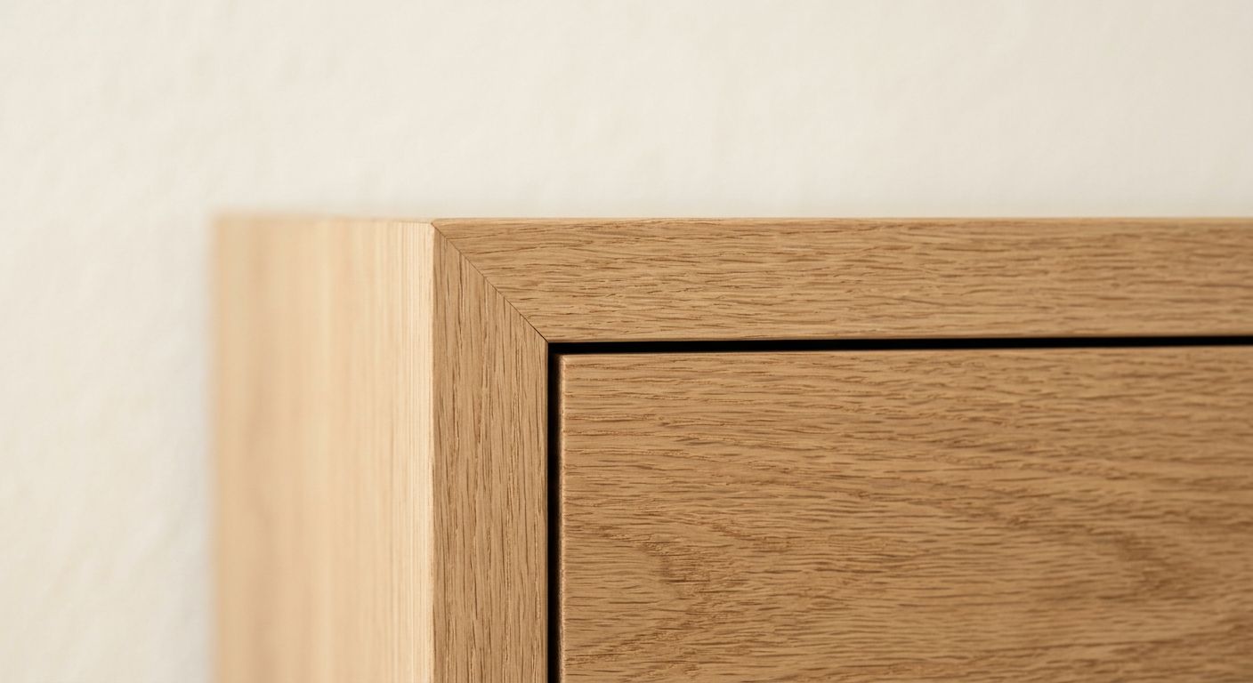 Dettaglio di una giunzione in legno